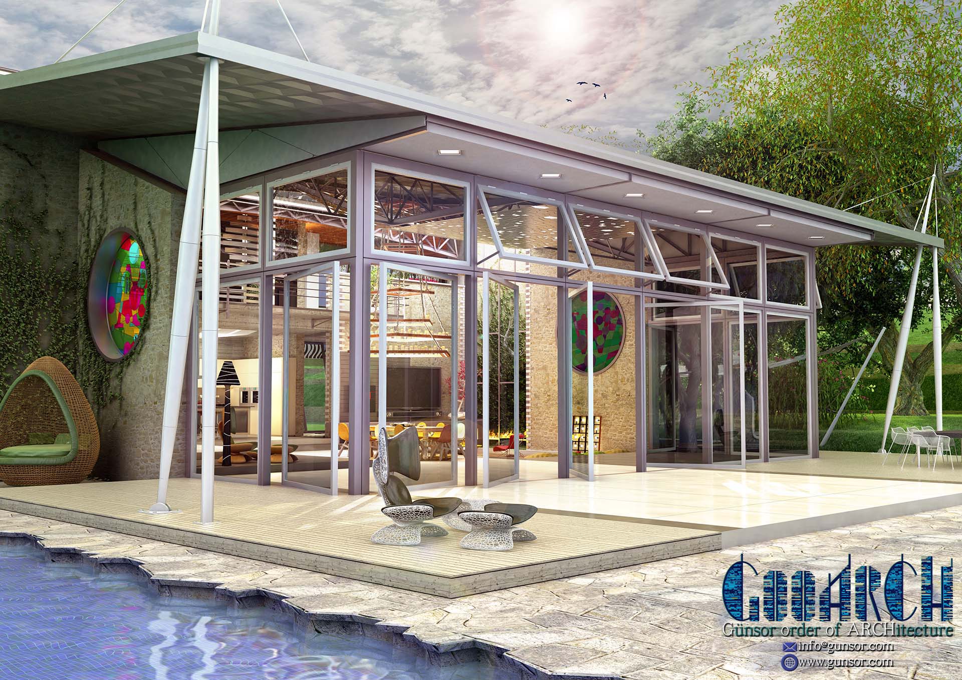 2014 House with Glass Vault folder / Cam Tonozlu Ev_Konsept