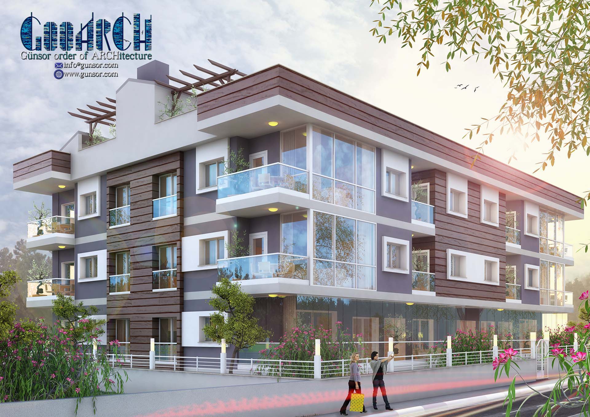 Perspective 3D -- S. Korhan Günsor 1z Mimarlik (c)