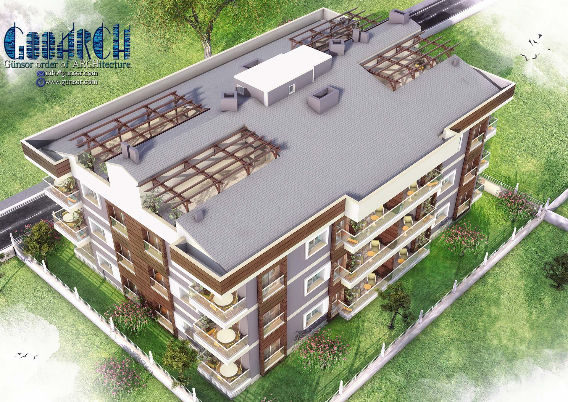 Perspective 3D -- S. Korhan Günsor 1z Mimarlik (c)